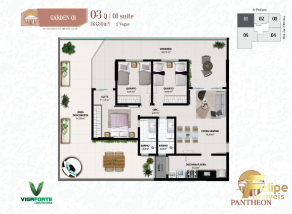 Imagem Imóvel com 2 Quartos à Venda, 80 m² em Praia Do Morro - Guarapari