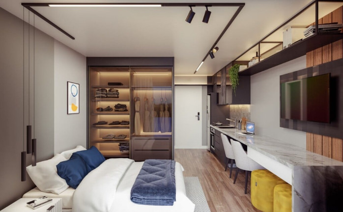 Imagem Loft com 1 Quarto à Venda, 20 m² em Batel - Curitiba Imagem Loft com 1 Quarto à Venda, 20 m² em Batel - Curitiba