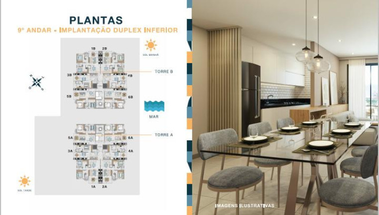 Imagem Apartamento com 1 Quarto à Venda, 50 m² em Vila Atlântica - Caraguatatuba
