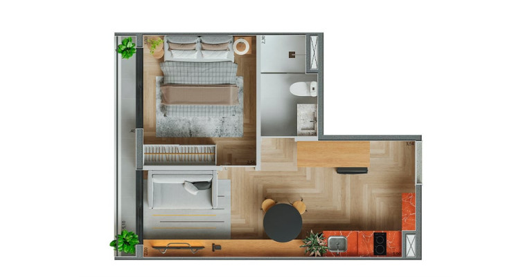 Imagem Apartamento com 2 Quartos à Venda, 36 m² em Conceição - São Paulo Imagem Apartamento com 2 Quartos à Venda, 36 m² em Conceição - São Paulo