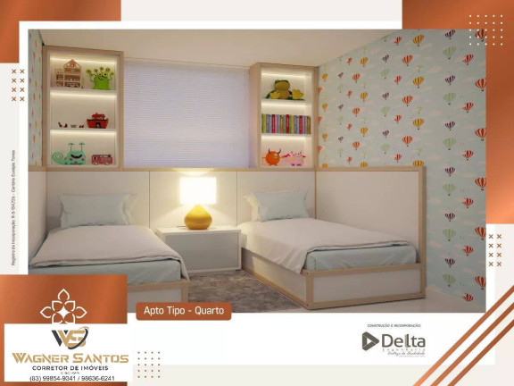 Imagem Apartamento com 2 Quartos à Venda, 57 m² em Jardim Cidade Universitária - João Pessoa