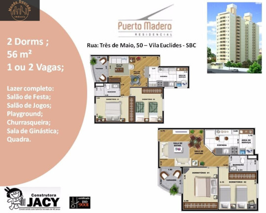 Imagem Apartamento com 2 Quartos à Venda, 56 m² em Centro - São Bernardo Do Campo Imagem Apartamento com 2 Quartos à Venda, 56 m² em Centro - São Bernardo Do Campo
