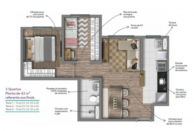 Imagem Imóvel com 2 Quartos à Venda, 65 m² em Jardim Pirituba - São Paulo Imagem Imóvel com 2 Quartos à Venda, 65 m² em Jardim Pirituba - São Paulo