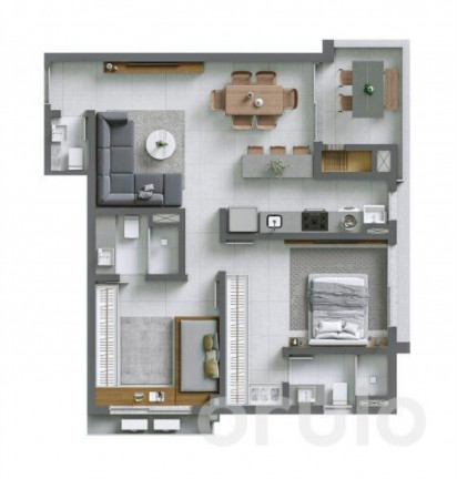 Imagem Imóvel com 2 Quartos à Venda, 70 m² em Boa Vista - Porto Alegre Imagem Imóvel com 2 Quartos à Venda, 70 m² em Boa Vista - Porto Alegre