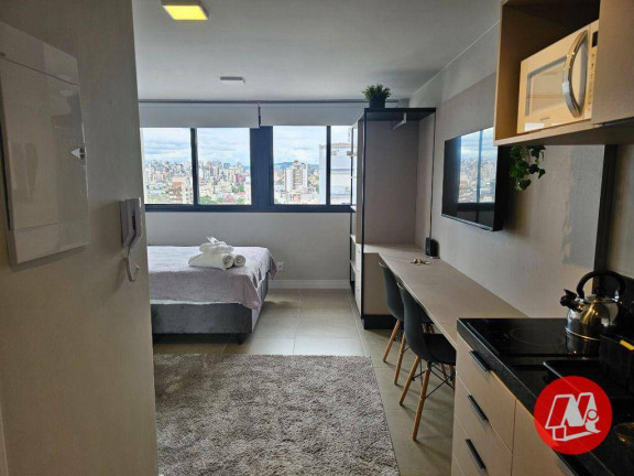 Studio com 1 Quarto para Alugar, 25 m² em Rio Branco - Porto Alegre
