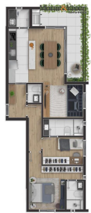 Imagem Apartamento com 2 Quartos à Venda, 57 m² em Portão - Curitiba Imagem Apartamento com 2 Quartos à Venda, 57 m² em Portão - Curitiba