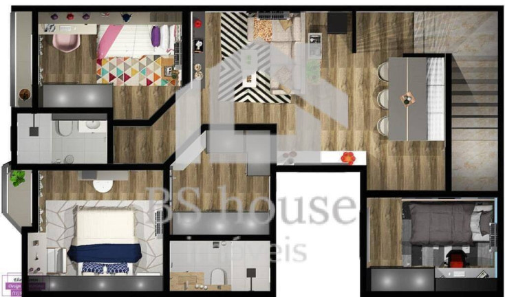 Imagem Apartamento com 3 Quartos à Venda, 132 m² em Jardim Santo Antonio - Santo André