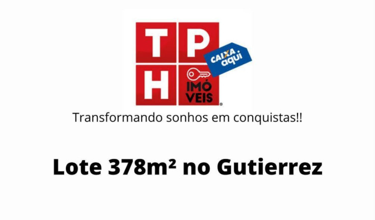 Imagem Terreno à Venda, 378 m² em Gutierrez - Belo Horizonte Imagem Terreno à Venda, 378 m² em Gutierrez - Belo Horizonte