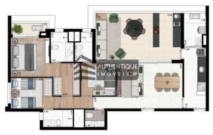 Imagem Apartamento com 3 Quartos à Venda, 120 m² em Ipiranga - São Paulo