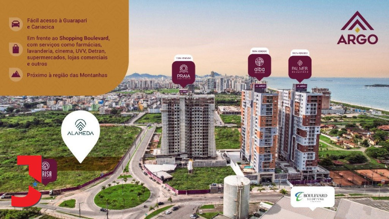 Imagem Apartamento com 3 Quartos à Venda,  em Jockey De Itaparica - Vila Velha