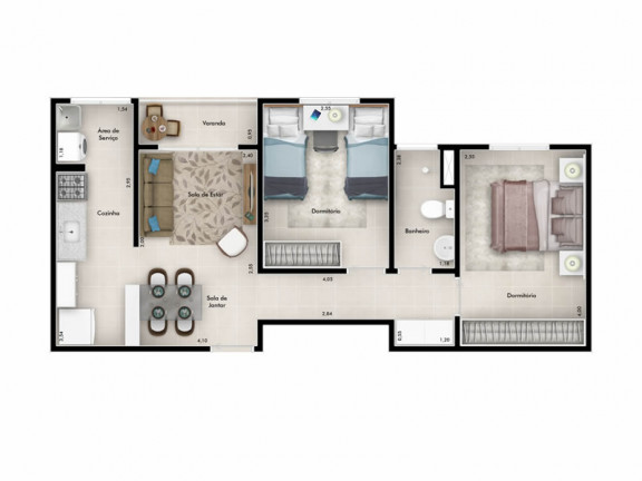 Imagem Apartamento com 2 Quartos à Venda, 43 m² em Jardim Promeca - Várzea Paulista Imagem Apartamento com 2 Quartos à Venda, 43 m² em Jardim Promeca - Várzea Paulista