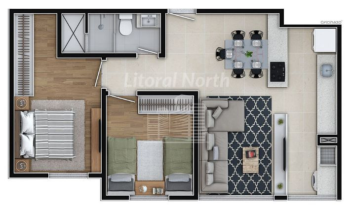 Imagem Apartamento com 2 Quartos à Venda, 60 m² em Dom Bosco - Itajaí Imagem Apartamento com 2 Quartos à Venda, 60 m² em Dom Bosco - Itajaí