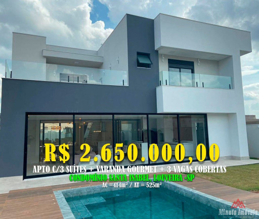 Imagem Casa com 3 Quartos à Venda, 414 m² em Centro - Louveira Imagem Casa com 3 Quartos à Venda, 414 m² em Centro - Louveira