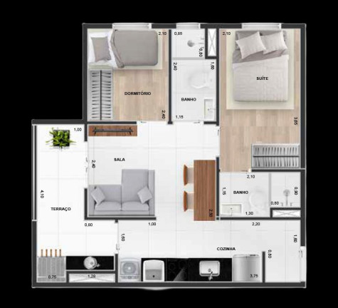 Imagem Imóvel com 3 Quartos à Venda, 69 m² em Vila Ema - São Paulo Imagem Imóvel com 3 Quartos à Venda, 69 m² em Vila Ema - São Paulo