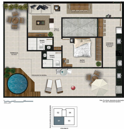 Imagem Apartamento com 1 Quarto à Venda, 60 m² em Braga - Cabo Frio Imagem Apartamento com 1 Quarto à Venda, 60 m² em Braga - Cabo Frio