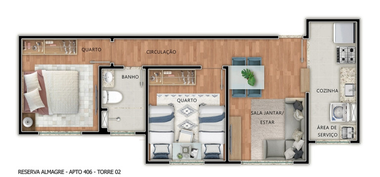Imagem Apartamento com 2 Quartos à Venda, 46 m² em Ponta De Campina - Cabedelo Imagem Apartamento com 2 Quartos à Venda, 46 m² em Ponta De Campina - Cabedelo