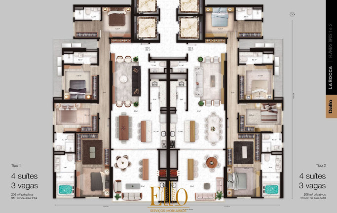 Imagem Apartamento com 4 Quartos à Venda, 206 m² em Centro - Itapema