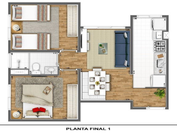 Imagem Apartamento com 1 Quarto à Venda, 32 m² em Jardim Portela - Itapevi