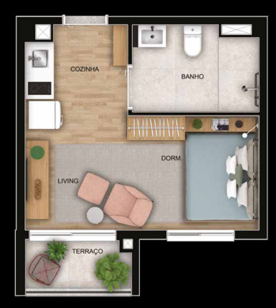 Imagem Imóvel com 1 Quarto à Venda, 27 m² em Vila Olímpia - São Paulo Imagem Imóvel com 1 Quarto à Venda, 27 m² em Vila Olímpia - São Paulo