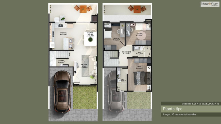 Imagem Sobrado com 3 Quartos à Venda, 87 m² em Abranches - Curitiba Imagem Sobrado com 3 Quartos à Venda, 87 m² em Abranches - Curitiba