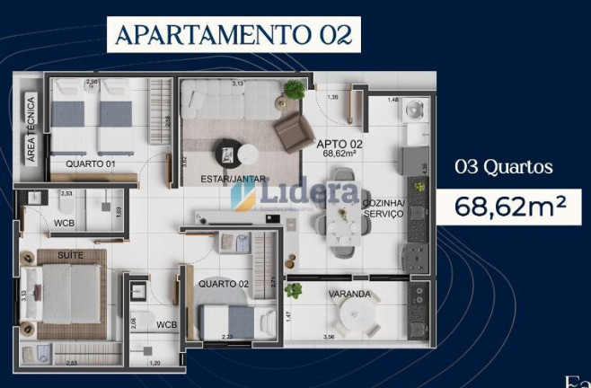 Imagem Apartamento com 3 Quartos à Venda, 68 m² em Intermares - Cabedelo Imagem Apartamento com 3 Quartos à Venda, 68 m² em Intermares - Cabedelo