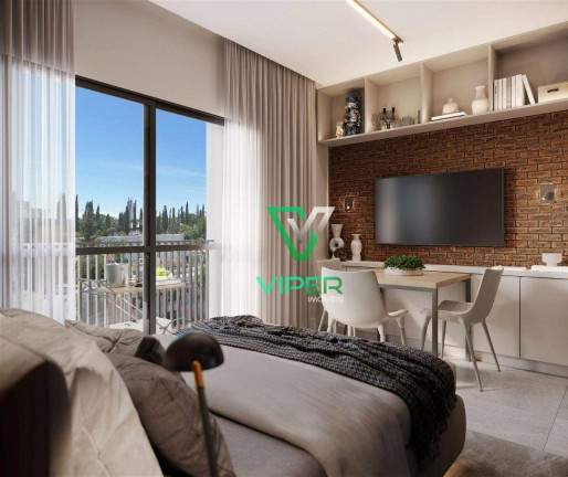 Imagem Apartamento com 1 Quarto à Venda, 22 m² em Alto Da Glória - Curitiba Imagem Apartamento com 1 Quarto à Venda, 22 m² em Alto Da Glória - Curitiba