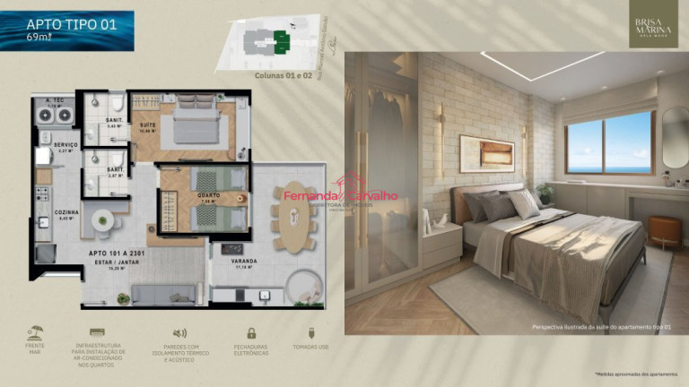 Imagem Apartamento com 2 Quartos à Venda, 69 m² em Pituaçu - Salvador Imagem Apartamento com 2 Quartos à Venda, 69 m² em Pituaçu - Salvador