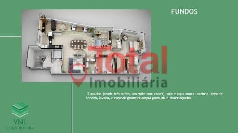 Imagem Apartamento com 3 Quartos à Venda,  em Iguaçu - Ipatinga