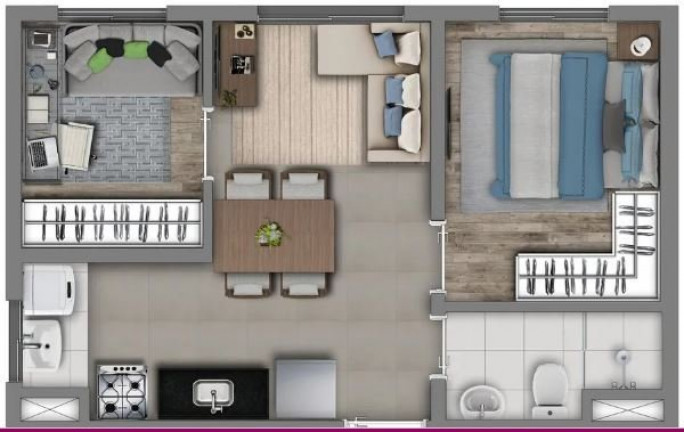 Imagem Apartamento com 2 Quartos à Venda, 38 m² em Jardim Prudência - São Paulo Imagem Apartamento com 2 Quartos à Venda, 38 m² em Jardim Prudência - São Paulo