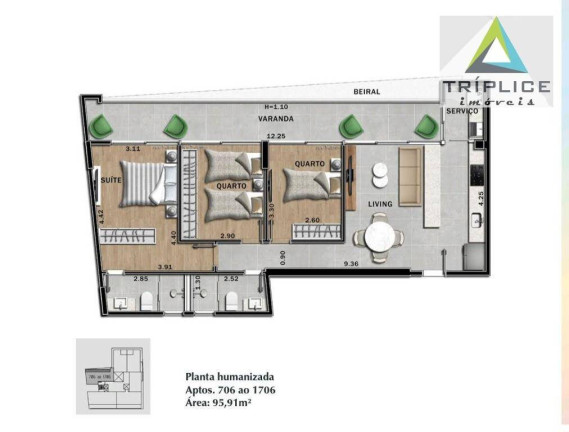 Imagem Apartamento com 3 Quartos à Venda, 95 m² em São Mateus - Juiz De Fora Imagem Apartamento com 3 Quartos à Venda, 95 m² em São Mateus - Juiz De Fora