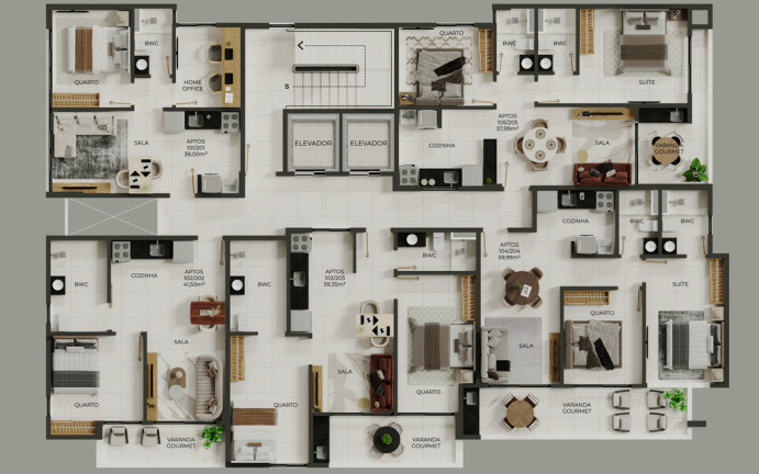 Imagem Apartamento com 2 Quartos à Venda, 52 m² em Jardim Oceania - João Pessoa Imagem Apartamento com 2 Quartos à Venda, 52 m² em Jardim Oceania - João Pessoa