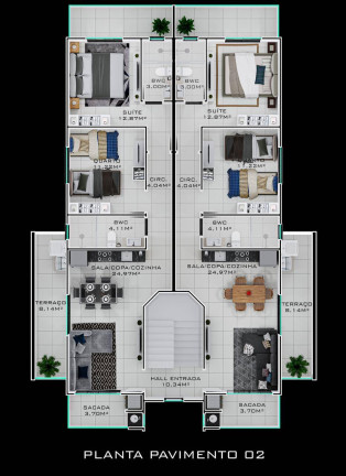 Imagem Apartamento com 2 Quartos à Venda, 92 m² em Balneário Piçarras Imagem Apartamento com 2 Quartos à Venda, 92 m² em Balneário Piçarras