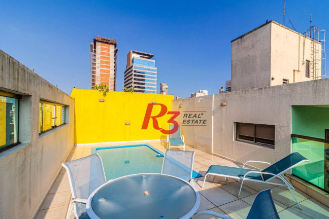 Imagem Cobertura com 4 Quartos à Venda, 331 m² em Gonzaga - Santos Imagem Cobertura com 4 Quartos à Venda, 331 m² em Gonzaga - Santos