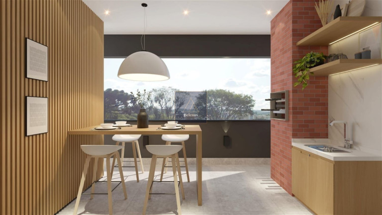 Imagem Apartamento com 2 Quartos à Venda, 61 m² em Boa Vista - Curitiba