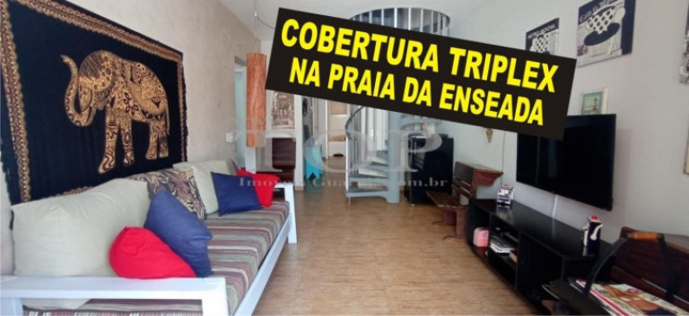 Imagem Cobertura com 3 Quartos à Venda, 178 m² em Enseada - Guarujá Imagem Cobertura com 3 Quartos à Venda, 178 m² em Enseada - Guarujá