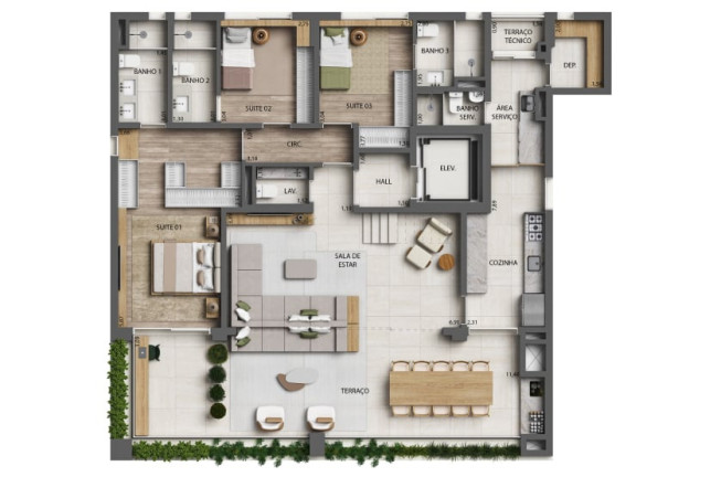Imagem Cobertura com 3 Quartos à Venda, 392 m² em Moema - São Paulo
