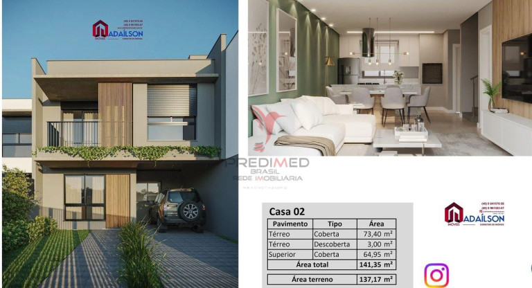 Casa com 3 Quartos à Venda, 120 m² em Campeche - Florianópolis