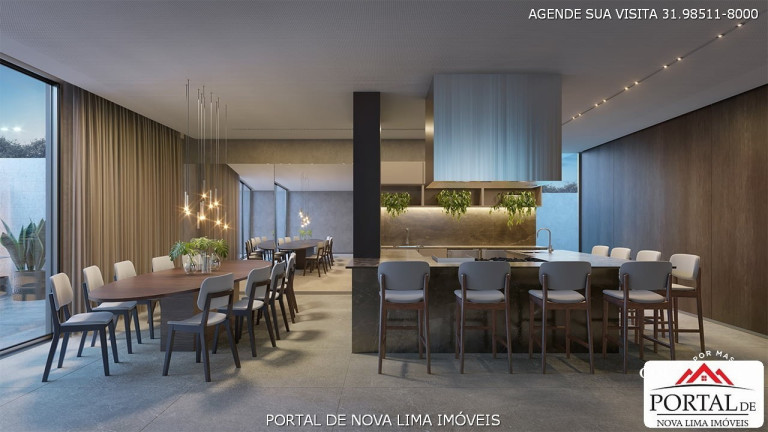 Imagem Apartamento com 4 Quartos à Venda, 199 m² em Vila Da Serra - Nova Lima