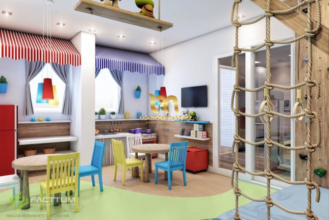 Imagem Apartamento com 1 Quarto à Venda, 45 m² em Guilhermina - Praia Grande