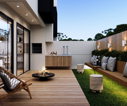 Imagem Casa com 3 Quartos à Venda, 103 m² em Santa Felicidade - Curitiba Imagem Casa com 3 Quartos à Venda, 103 m² em Santa Felicidade - Curitiba