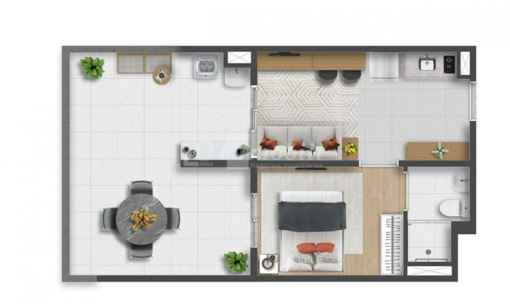 Apartamento com 1 Quarto à Venda, 50 m² em Campos Elíseos - São Paulo