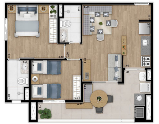 Imagem Apartamento com 2 Quartos à Venda, 62 m² em Lapa - São Paulo