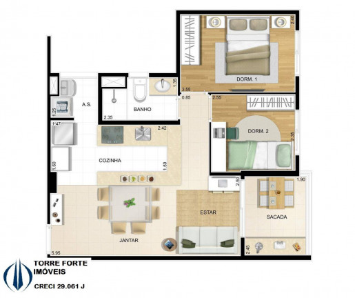 Imagem Apartamento com 2 Quartos à Venda, 56 m² em Sapopemba - São Paulo Imagem Apartamento com 2 Quartos à Venda, 56 m² em Sapopemba - São Paulo