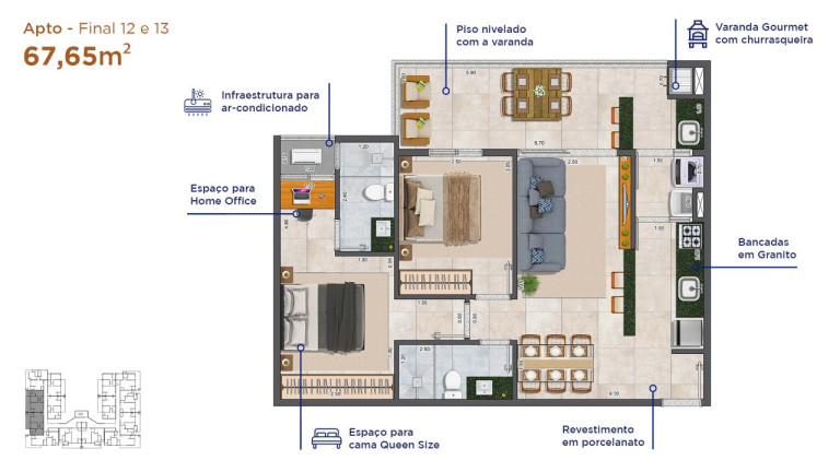 Imagem Apartamento com 2 Quartos à Venda, 61 m² em Praia Grande - Ubatuba Imagem Apartamento com 2 Quartos à Venda, 61 m² em Praia Grande - Ubatuba