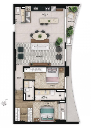 Imagem Apartamento com 3 Quartos à Venda, 100 m² em Serrinha - Goiânia Imagem Apartamento com 3 Quartos à Venda, 100 m² em Serrinha - Goiânia
