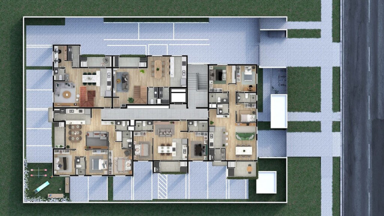 Imagem Apartamento com 2 Quartos à Venda, 58 m² em Boa Vista - Curitiba Imagem Apartamento com 2 Quartos à Venda, 58 m² em Boa Vista - Curitiba