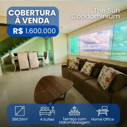 Cobertura com 4 Quartos à Venda, 386 m² em Parque 10 De Novembro - Manaus