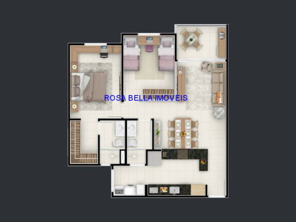 Imagem Apartamento com 2 Quartos à Venda, 75 m² em Capela - Vinhedo Imagem Apartamento com 2 Quartos à Venda, 75 m² em Capela - Vinhedo