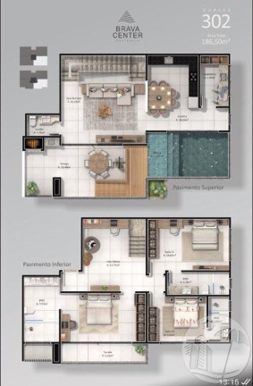 Imagem Apartamento com 2 Quartos à Venda, 92 m² em Itajaí Imagem Apartamento com 2 Quartos à Venda, 92 m² em Itajaí