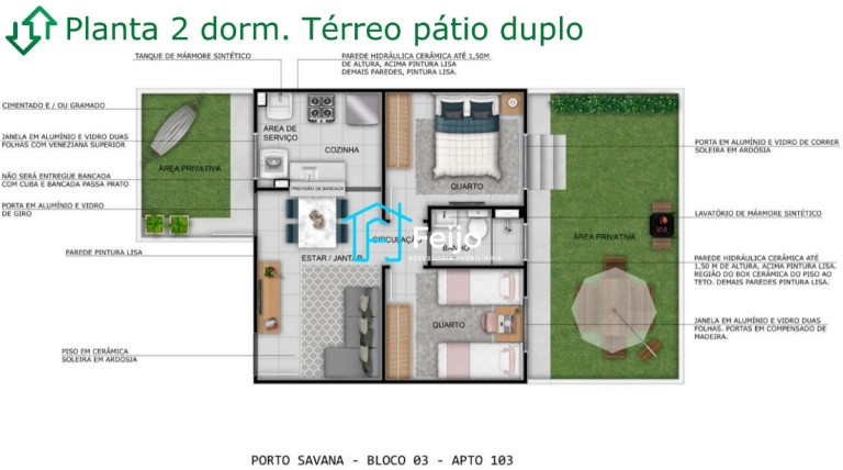 Imagem Apartamento com 2 Quartos à Venda, 38 m² em Central - Gravataí